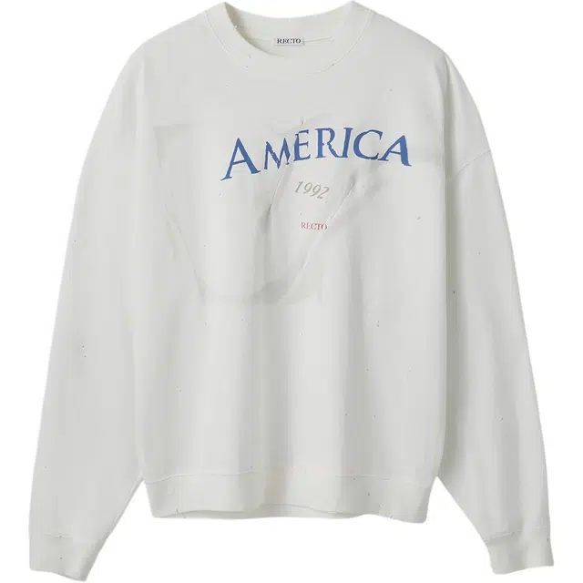 RECTO SS25 AMERICA 1992 DIRTY VINTAGE DYEING LONG SLEEVES T