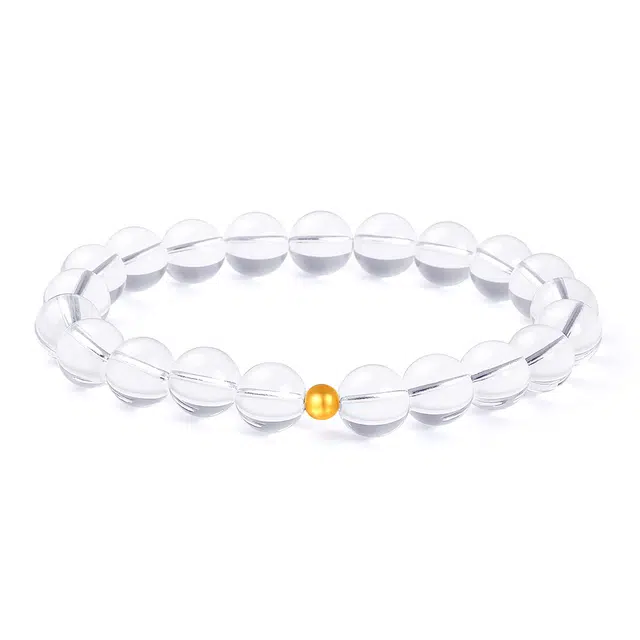 老庙 好运连连 水逆退散 转运时尚简约设计轻奢气质百搭#学业上岸天然 白水晶 手串 女款