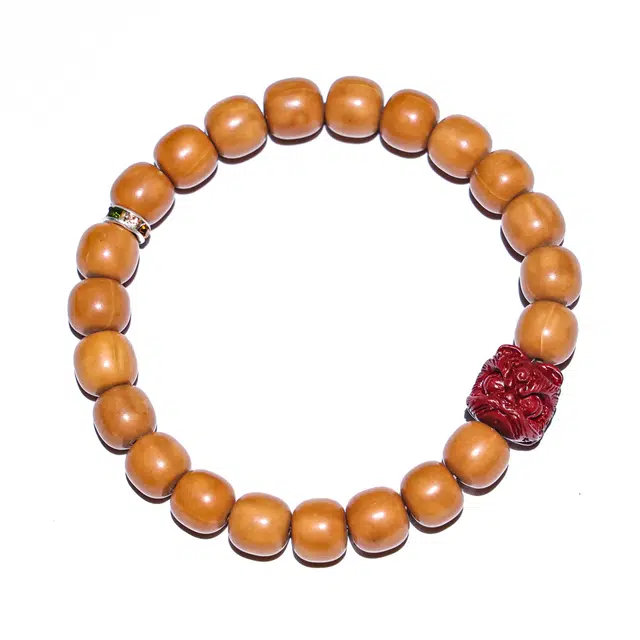 絮物 国潮新中式【招财醒狮】文玩招财进宝财前程似锦盘玩#好运 猴头核桃 手串 男女同款情侣款