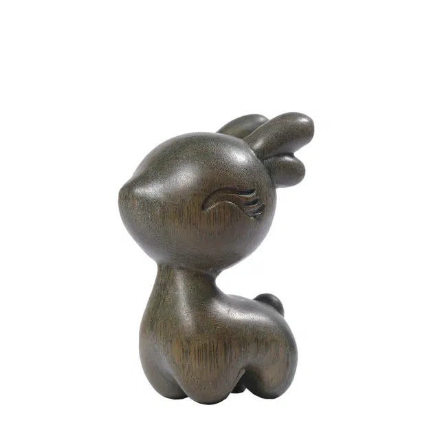 素于 国潮文玩轻奢高级感【一路平安】随身携带盘玩小众设计万事顺遂吉祥如意招财进宝摆件#好运 绿檀 把件 男女同款情侣款