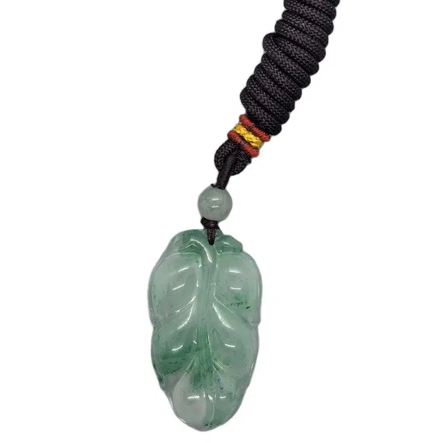 亮尊 新中式国潮幸运平安纳福好运连连 非洲翠 吊坠 男女同款情侣款