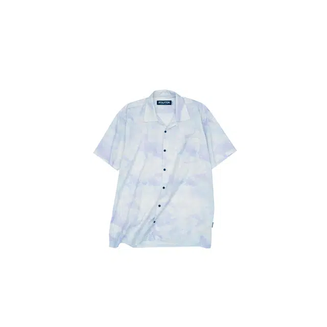 SCULPTOR 722aiian Shirts Blue Cloud