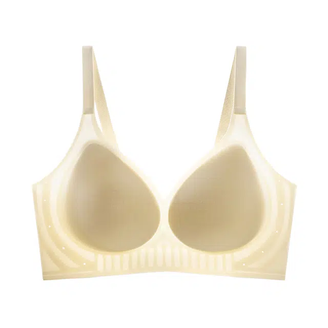 戴维诗 小胸聚拢夏季薄款无痕无钢圈果冻软支撑凉感冰丝文胸 女款