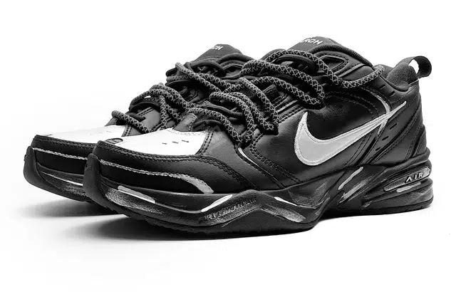 Nike Air Monarch 4 Black Silver