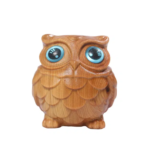 灵晔 新中式国潮复古文艺风轻奢高级感茶宠居家招财纳福财源广进招财进宝#好运 崖柏 把件 男女同款情侣款