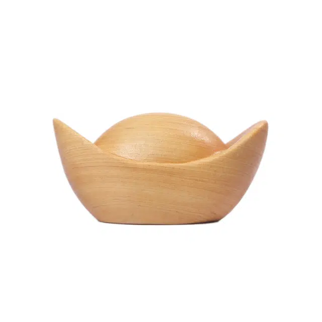 物㯖 新中式国潮复古文艺风轻奢高级感茶宠居家摆件文玩随身盘玩元宝携带招财纳福财源广进招财进宝好运 崖柏 把件 男女同款情侣款