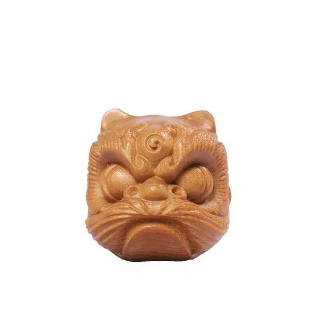 物㯖 中式福禄双全国风招财吉祥物随身携带盘玩解压 汽车包包开运文玩 太行陈化时来转转把玩#好运 崖柏 把件 男女同款情侣款