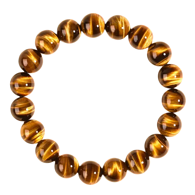 迈奇的礼物 好运自然闪电收藏级天然 虎眼石 手串 男女同款情侣款