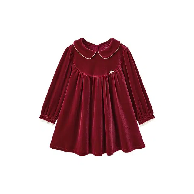 英氏连衣裙 柔软舒适亲肤长袖 中小童