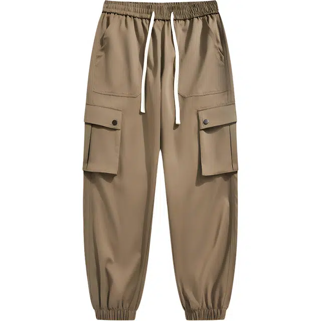 稻草人 工装裤男士夏季薄宽松束脚裤潮牌痞帅长裤子 休闲裤  男女同款