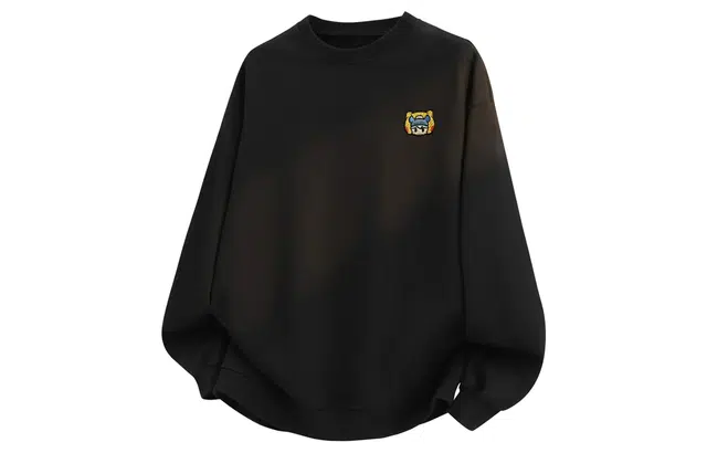 王者荣耀 卡通动漫英雄头像美式高街落肩款宽松舒适透气帅帅青少年无性别百搭时尚潮流圆领卫衣 鲁班七号款 男女同款