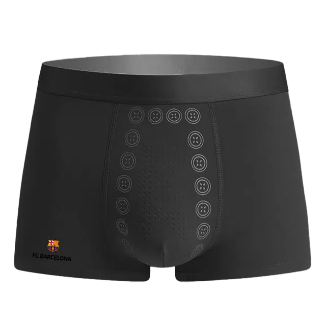 巴塞罗那足球俱乐部 透气舒适亲肤柔软时尚无痕潮流纯色内裤 男款 组合装