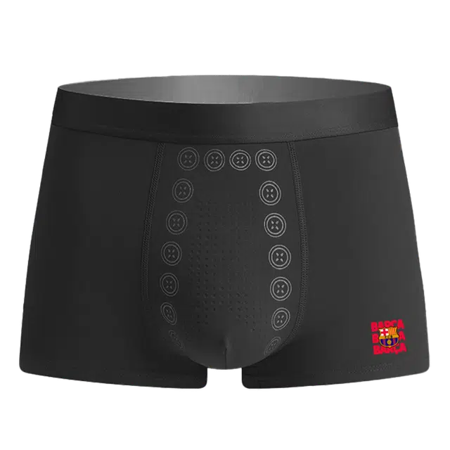 巴塞罗那足球俱乐部 透气舒适亲肤柔软时尚潮流简约平角内裤 男款 组合装