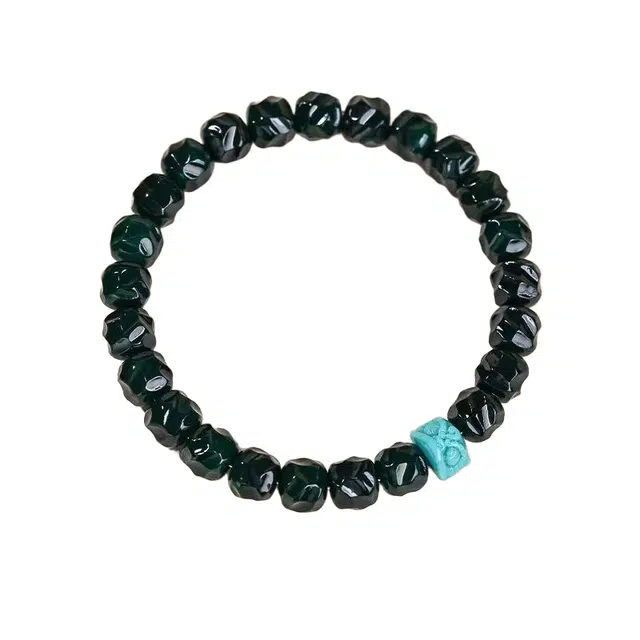 灵晔 【蛇年行大运】国潮新中式轻奢小众百搭文玩盘玩佛珠念珠转运珠招财进宝节节高升财源广进 菩提子/菩提籽 手串 男女同款情侣款