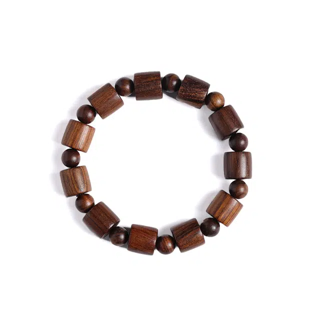 九隆古 招财纳福诸事顺利 八方来财新中式国潮文玩佛珠转运珠小众轻奢转运复古小众设计高级感手捻 花梨木 手串 男女同款情侣款