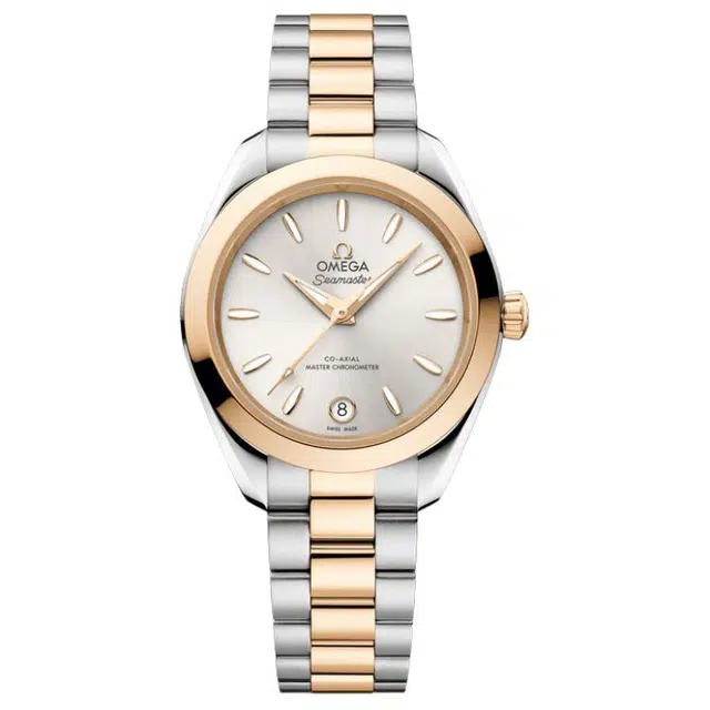 OMEGA AQUA TERRA 150 150 30mm Moonshine 18K