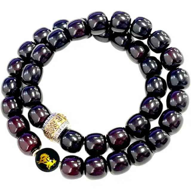 【大势至菩萨|学业有成】 郁馨 马到成功十二生肖八大守护神本命年转运双圈溏心老料手饰  步步高升#好运 菩提根 手串 男女同款情侣款