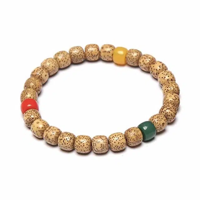 郁馨 鸡油黄单圈老籽国潮复古高油高密绕指柔文玩盘玩佛珠手饰 本命年转运考研考试上岸#好运 星月菩提 手串 男女同款情侣款