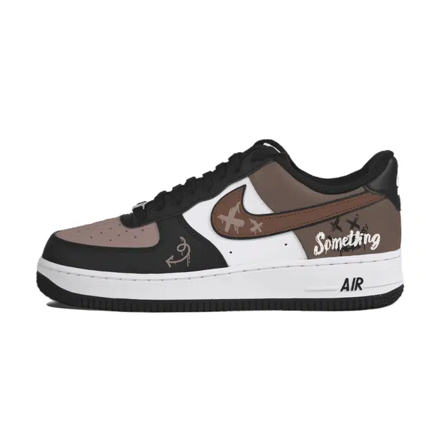Nike Air Force 1 "Panda" Black Brown