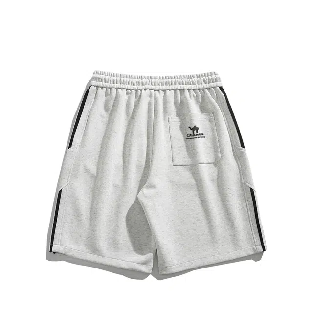 领航骆驼 学院风条纹运动篮球裤男夏季薄款宽松直筒速干五分裤子潮牌美式休闲  短裤  男女同款