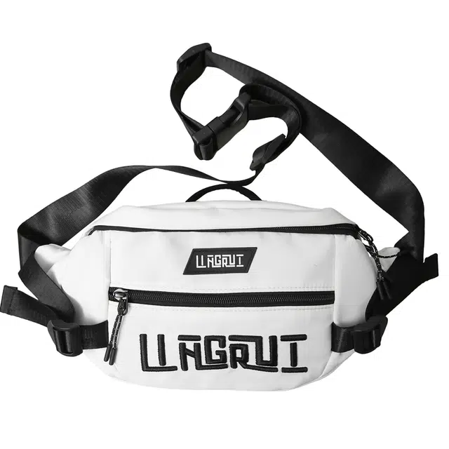 帕克熊 游玩大容量手机包时尚休闲潮 尼龙 单肩斜挎胸包 男女同款情侣款 多色