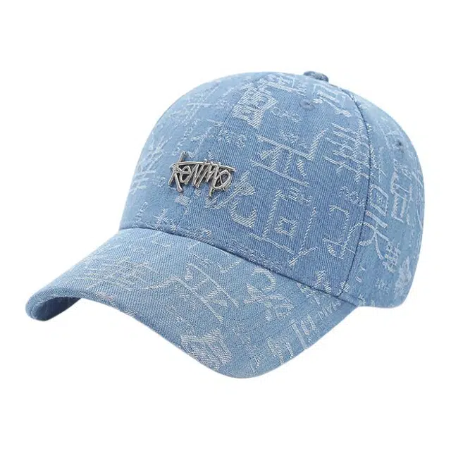 肯默 国风硬顶遮阳防晒 棉 鸭舌帽 男女同款情侣款