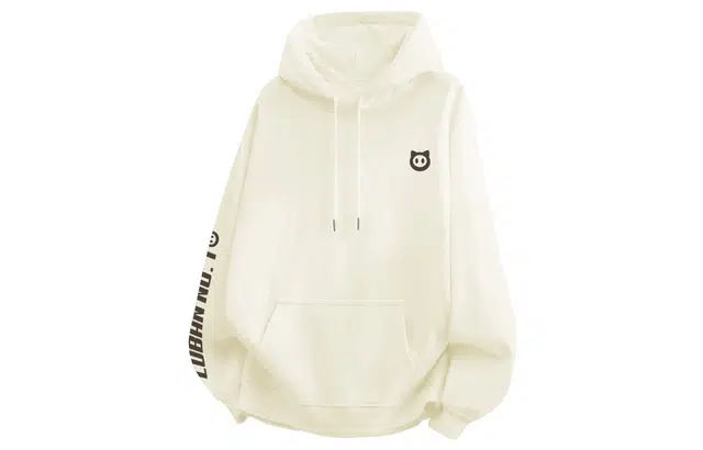 王者荣耀 美式人物字母长袖落肩款宽松舒适透气运动日常通勤百搭时尚连帽卫衣 鲁班七号款 男女同款