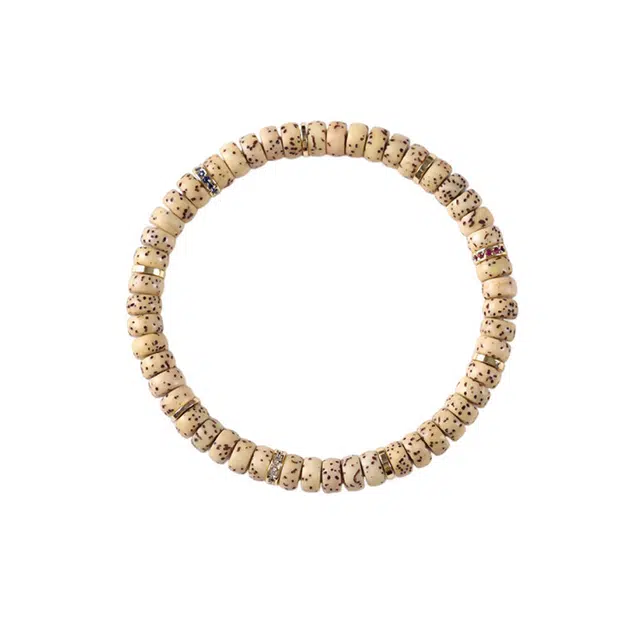 聆听花开 新中式原生态风化简约轻奢民族风文玩寓意好运前程似锦 星月菩提 手串 男女同款情侣款