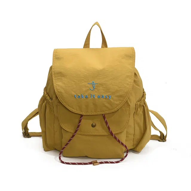 笛贝嘉 日系上课防水学院风背包休闲时尚旅行 尼龙 双肩包 常规 男女同款情侣款 多色