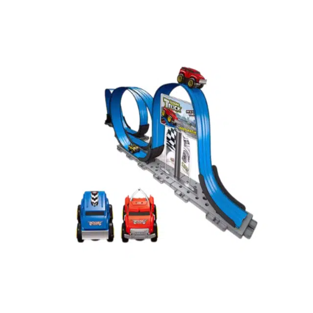 万童乐 反重力磁力轨道车过山车小火车回力汽车 精致炫酷 玩具