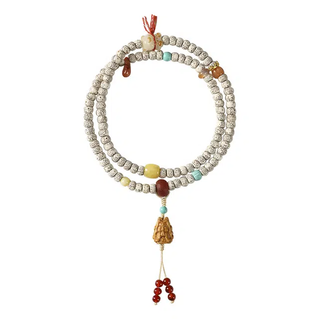 聆听花开 【事业有成】考研上岸新中式原生态文玩国潮复古盘玩财源滚滚寓意好运时来运转 星月菩提 手串 男女同款情侣款