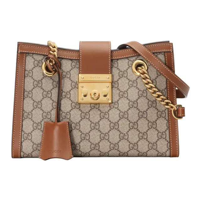 GUCCI Padlock Logo Tote