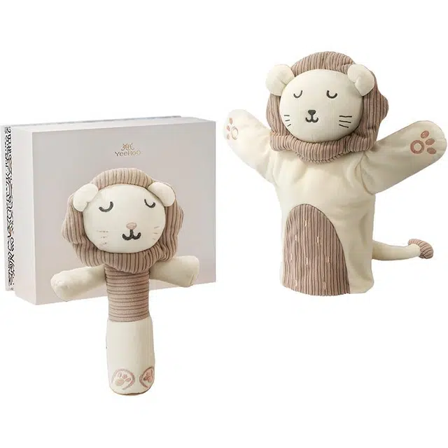 英氏 婴幼儿可啃咬安抚玩偶 早教益智玩具