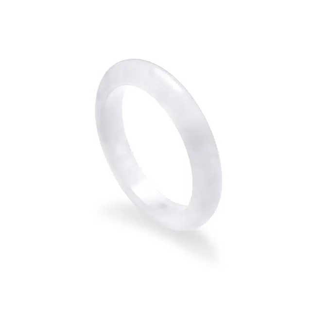 梨云暮雪 国潮时尚天然 白水晶 手镯 女款