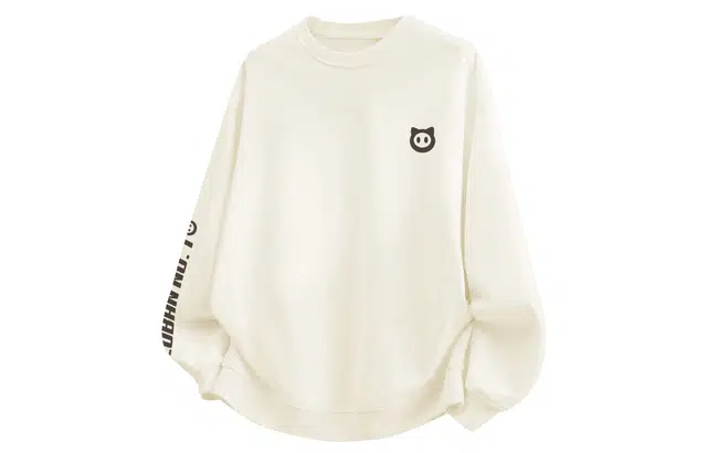 王者荣耀 美式人物字母落肩长袖款宽松舒适透气青少年高颜值百搭时尚圆领卫衣 鲁班七号款 男女同款