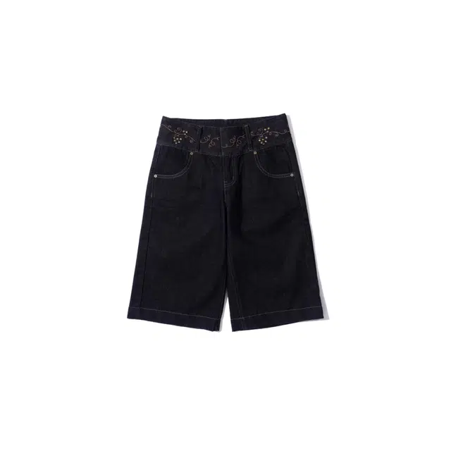 SCULPTOR Vine Half Denim Pants Indigo