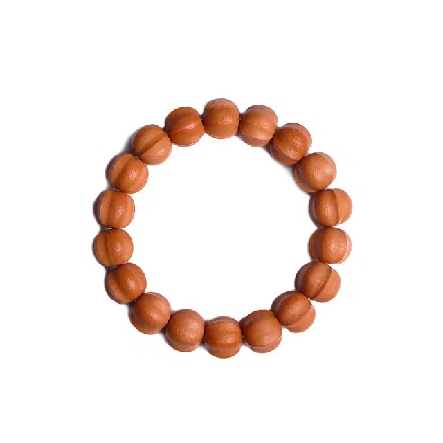 梨云暮雪 高级橘皮磨砂鲨鱼款  精品老料 手感棒 盘玩易变色 归圆度高  设计款 猴头核桃 手串 男女同款情侣款