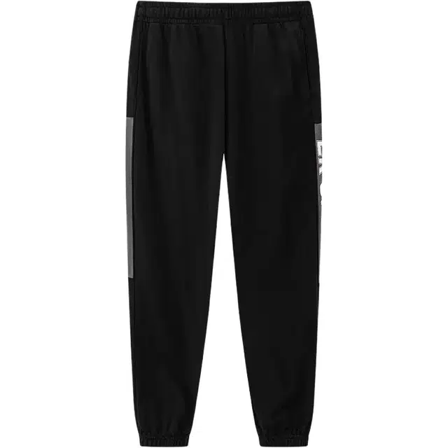 鸿星尔克 生活系列 字母拼色中腰透气百搭束脚针织运动裤 男款