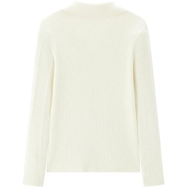 太平鸟 优雅修身通勤柔软舒适简约线开衫针织衫 女款