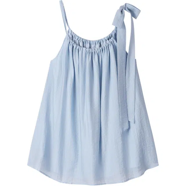 如续 法式设计感宽松纯色简约舒适吊带 女款