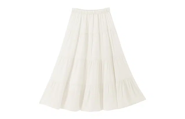 棉购 中腰内衬宽松甜美清新可爱风休闲长裙 女款