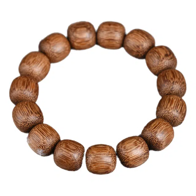 舞依翡 南海普陀老料芽庄白文玩 柴木 手串 男女同款情侣款