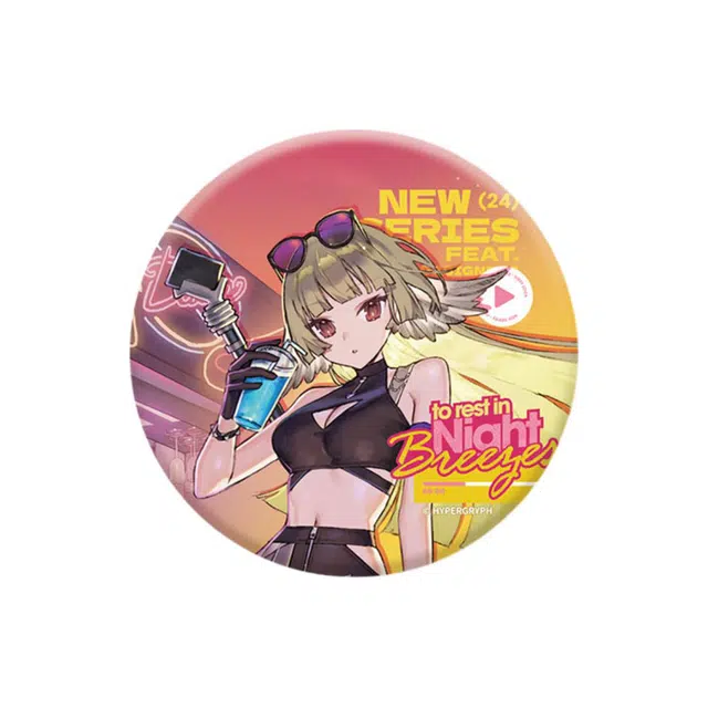 明日方舟 夜莺 纯烬艾雅法拉 赫德雷 温蒂 白面鸮炫酷潮流  徽章
