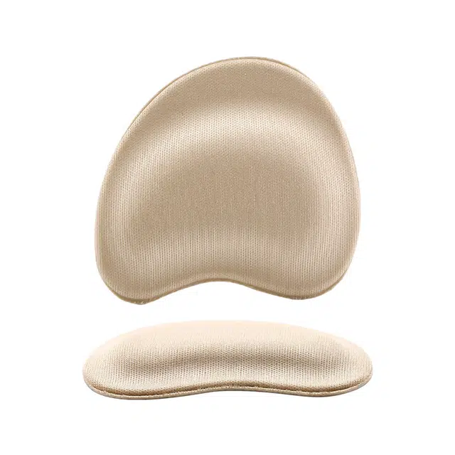 足印部落 前掌垫柔软舒适缓压防痛不累脚吸汗防滑背胶自粘适用于高跟鞋乐福鞋凉鞋单鞋 针织布 双面胶 海绵 鞋垫 男女同款情侣款