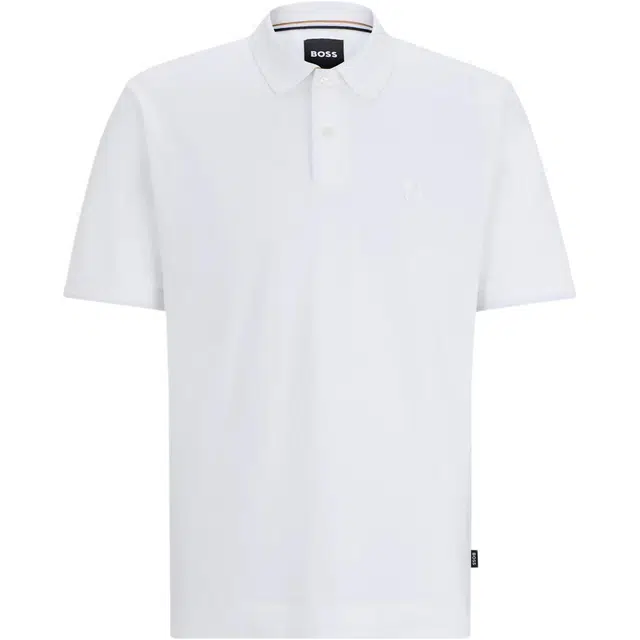HUGO BOSS Mercerised-Cotton Polo Shirt PoloPolo