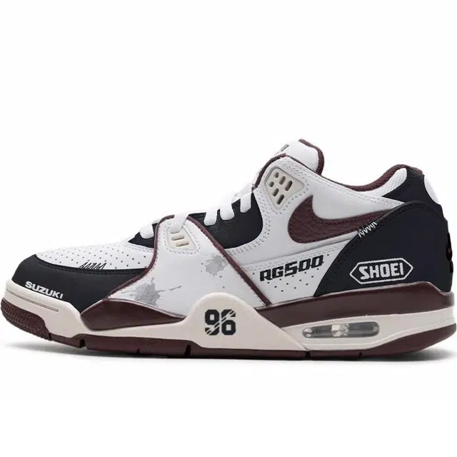 Nike Air Flight 89 White Grey Red