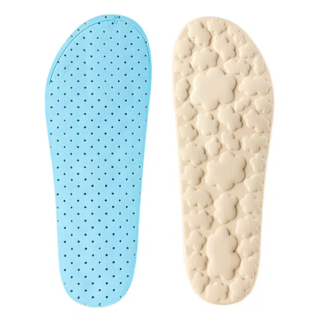 足印部落 冰感超软舒适踩屎感 吸汗防臭 透气冰丝感弹力布 鞋垫 男女同款情侣款