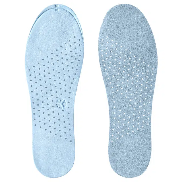 足印部落 夏季真皮超软舒适运动通勤减震防痛久站不累吸汗防臭透气防滑可水洗 头层牛皮 鞋垫 男女同款情侣款