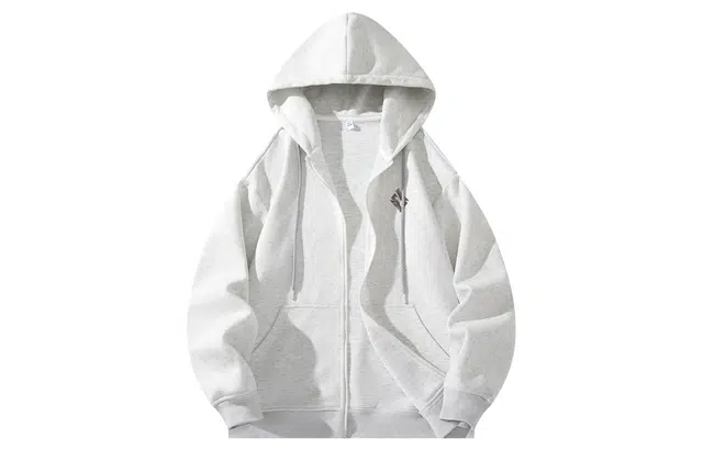 王者荣耀 艺术英文字体卡通动漫双枪图标美式高街落肩款宽松舒适透气帅帅青少年无性别百搭时尚潮流开衫卫衣 马可波罗款 男女同款