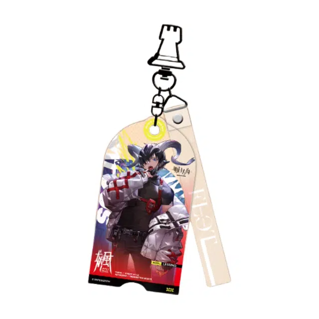 明日方舟 塑心  缄默德克萨斯 止颂 亚克力炫酷潮流  谷圈挂件